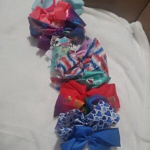 Colorful Kids Hair Bow Set